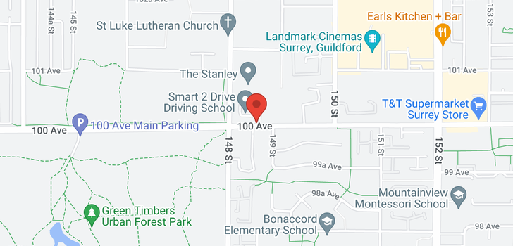 map of 309 14859 100 AVENUE